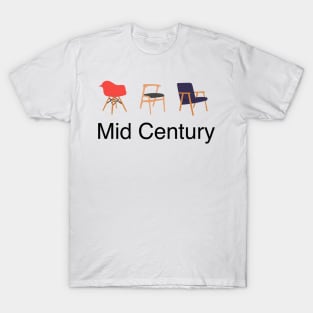 Mid Century Chair Design T-Shirt